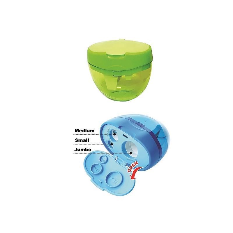 arda arda 12pz  temperino 3 fori con contenitore in plastica - foto 1