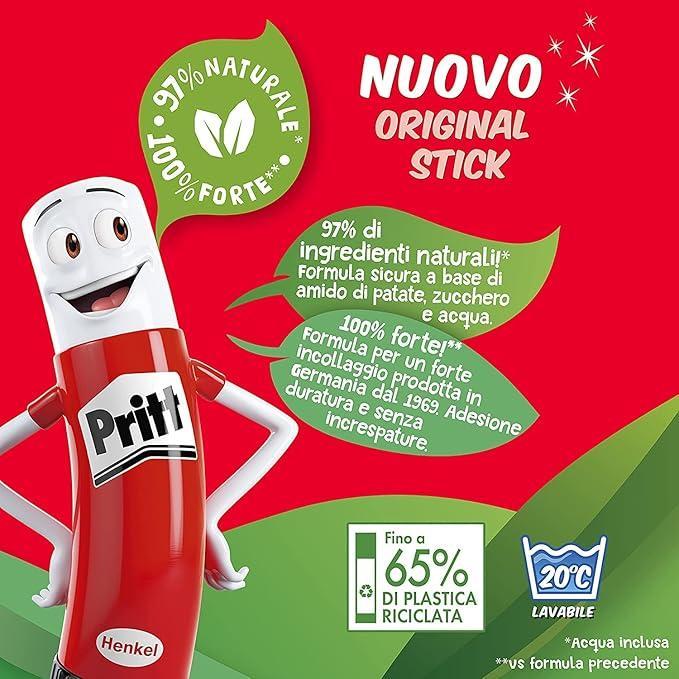 pritt pritt colla stick 10 pz. da 43 g - foto 3
