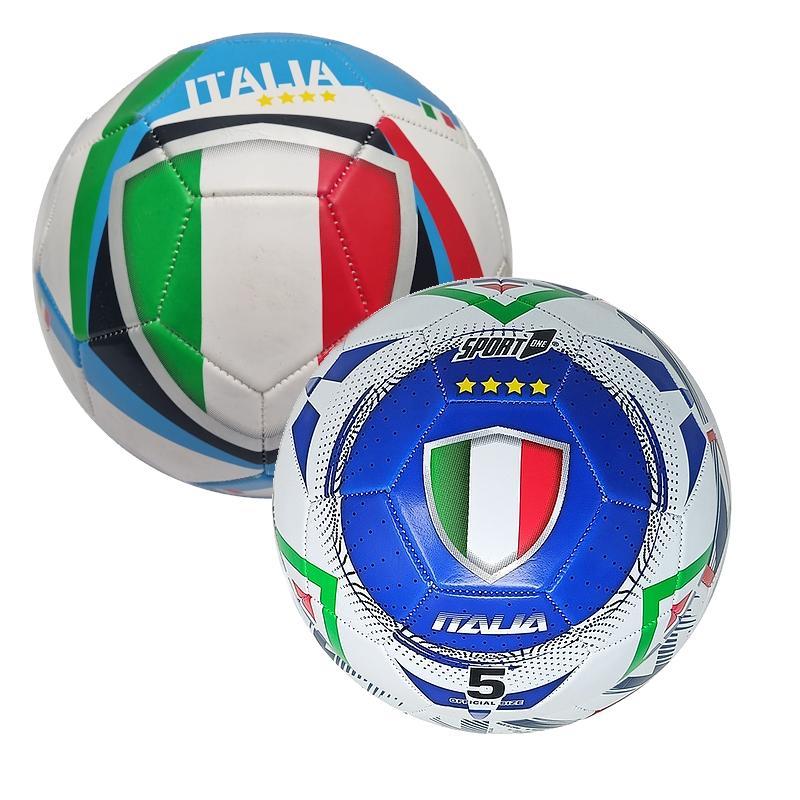 mandelli mandelli italia pallone da calcio in cuoio sintetico - foto 1