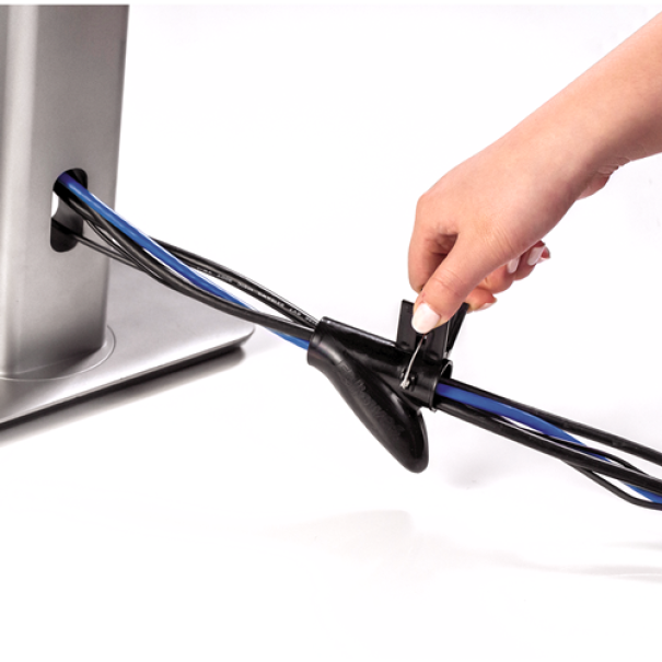 fellowes fellowes cable zip ordinacavi nero diametro 2 cm lunghezza 2 m - foto 2