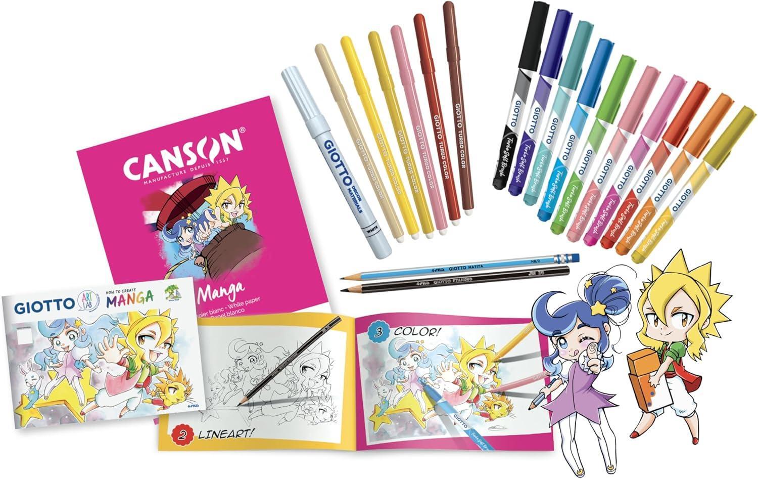 giotto giotto art lab manga set creativo 582300 - foto 3