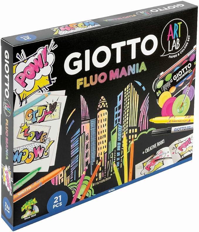 giotto giotto art lab fluo mania set creativo 582500 - foto 3