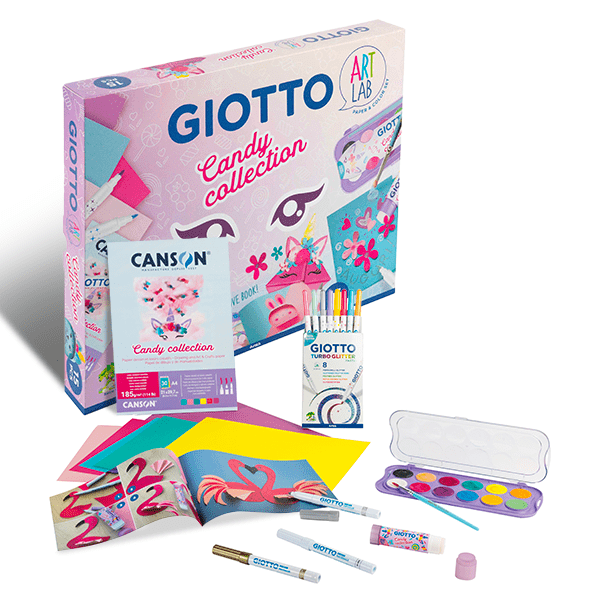 giotto giotto art lab fluo candy collection set creativo 582400 - foto 1