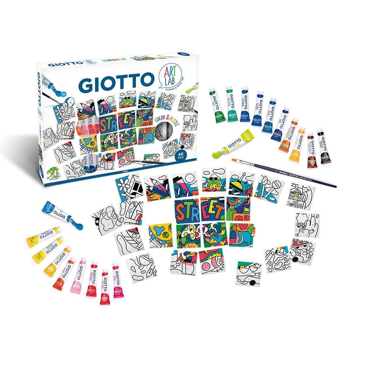 giotto giotto art lab color e puzzle set creativo 581800 - foto 1
