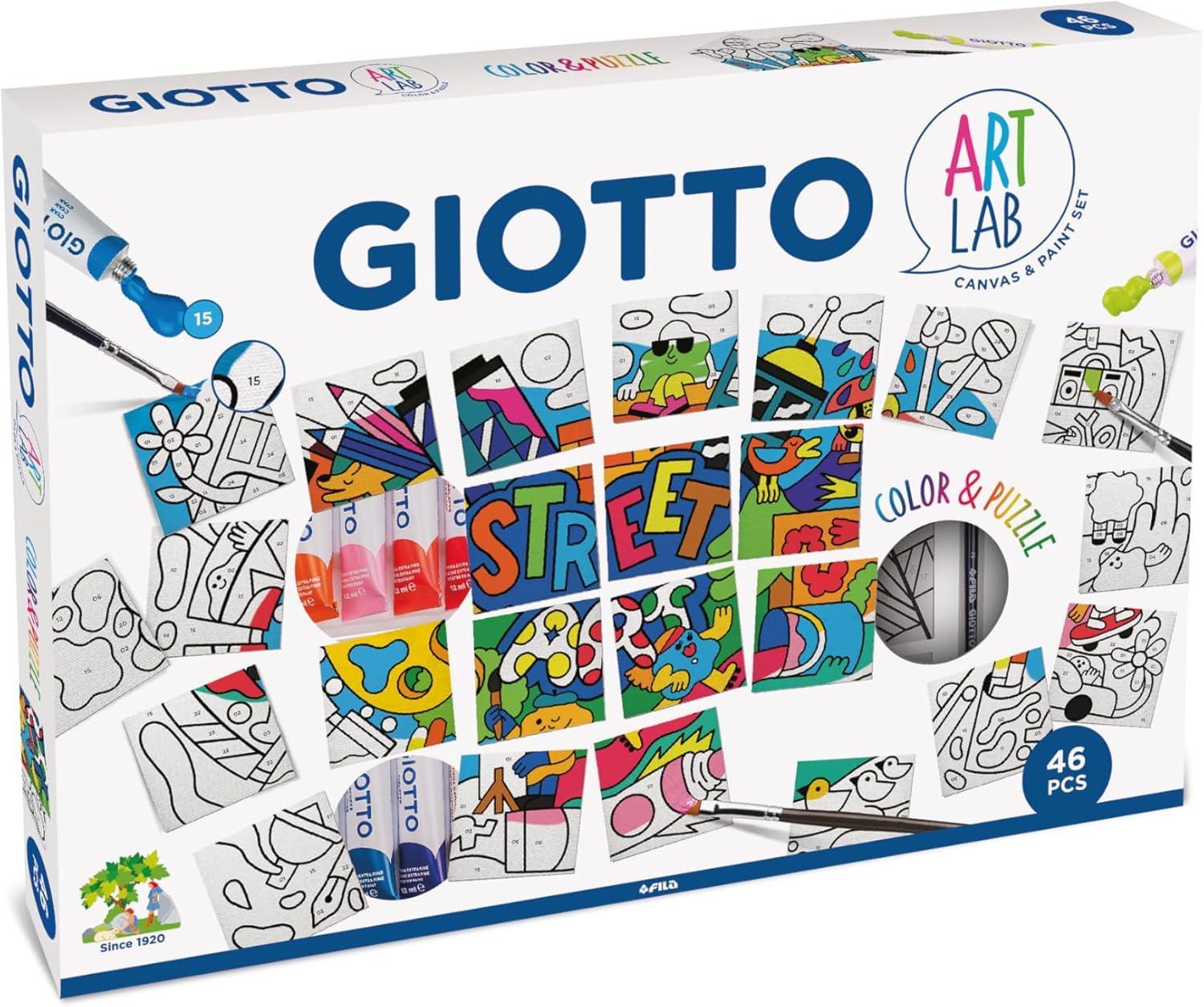 giotto giotto art lab color e puzzle set creativo 581800 - foto 2