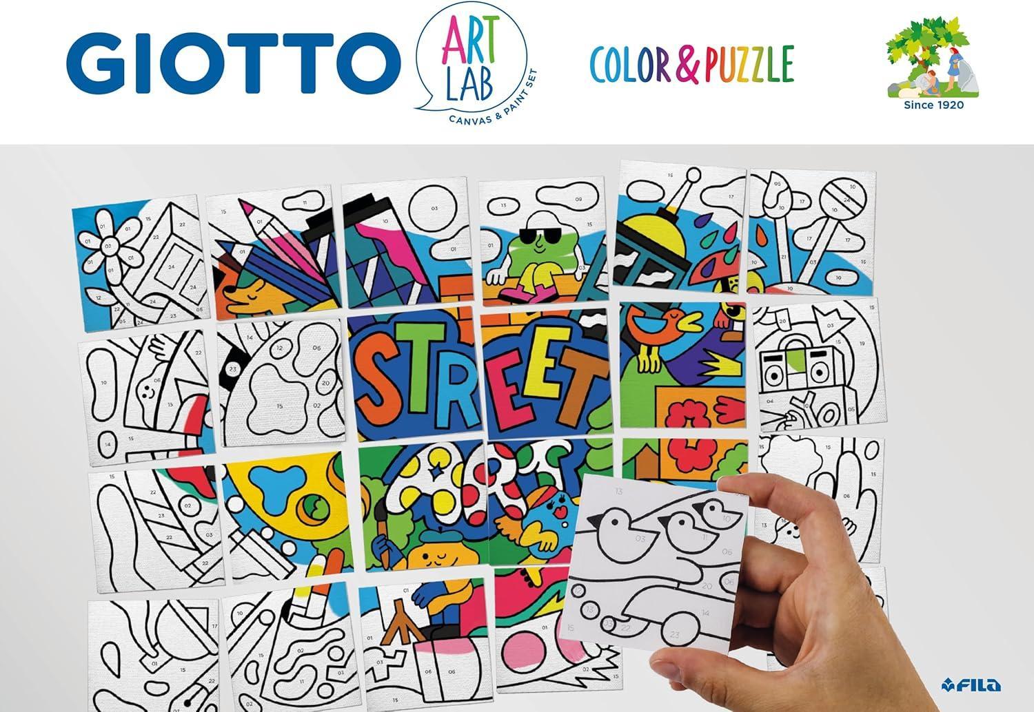 giotto giotto art lab color e puzzle set creativo 581800 - foto 3