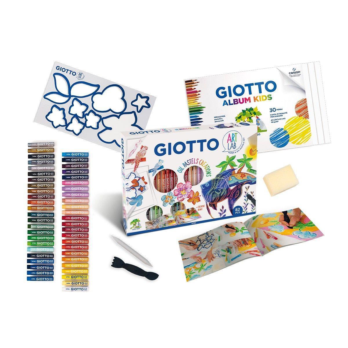 giotto giotto art lab oil pastel creation set creativo 581700 - foto 1