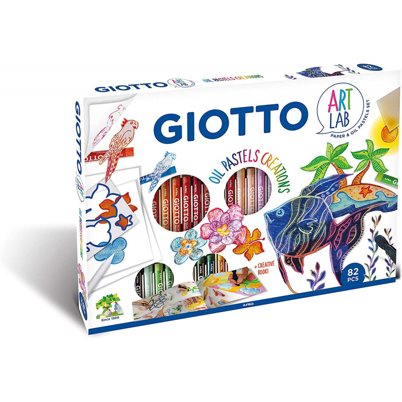 giotto giotto art lab oil pastel creation set creativo 581700 - foto 2