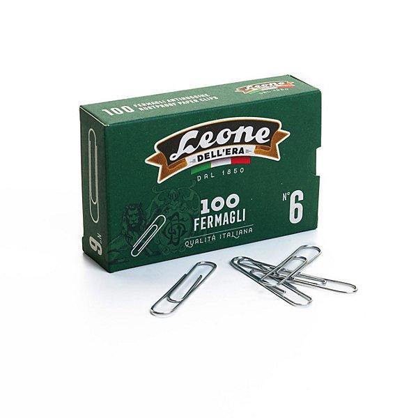 leone dell'era leone dell'era 10 scatole da 100 fermagli zincati n. 6 lunghezza 58 mm - foto 2