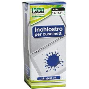 Inchiostro per timbri senza olio blu 30 cc.