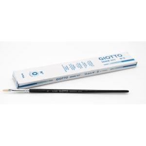 Pennello piatto 577 n.0 confezione da 12 pezzi