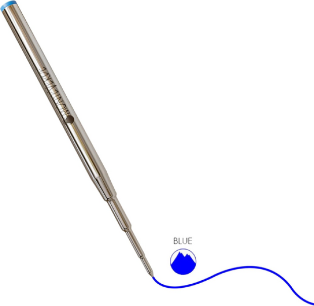 monteverde monteverde refill ballpoint punta broad blister da 2 pz. colore blu - foto 3