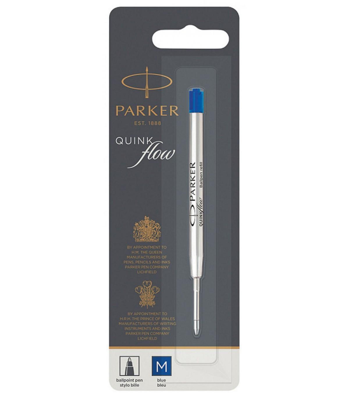 parker parker refill ballpoint quinkflow punta media colore blu - foto 1