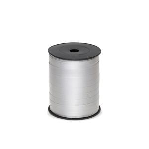Rocchetto nastro regalo 9,5mmx250mt argento opaco 04