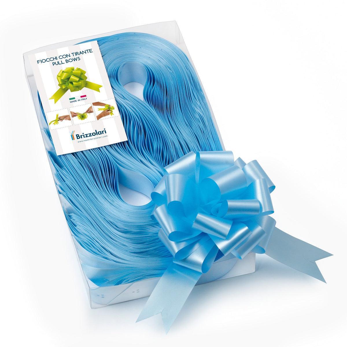 brizzolari brizzolari 30 pz fiocco strip coccarda autotirante 31mm celeste 06 - foto 1
