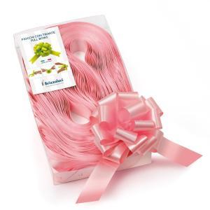 30 pz fiocco strip coccarda autotirante 31mm rosa 05