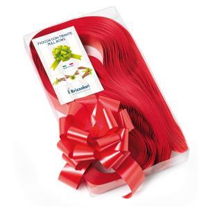 30 pz fiocco strip coccarda autotirante 31mm rosso 07