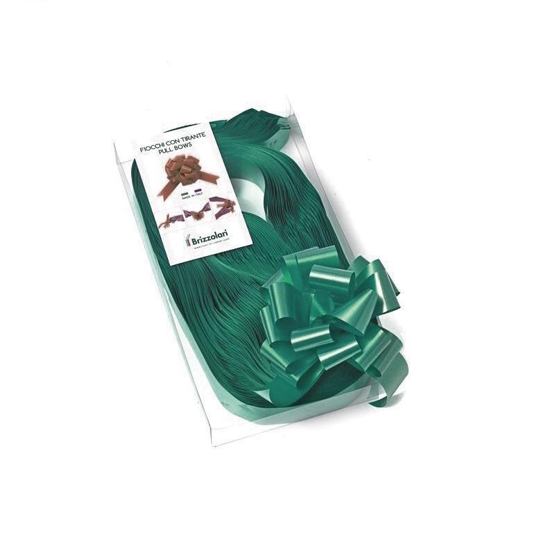 brizzolari brizzolari 30 pz fiocco strip coccarda autotirante 31mm verde 09 - foto 1