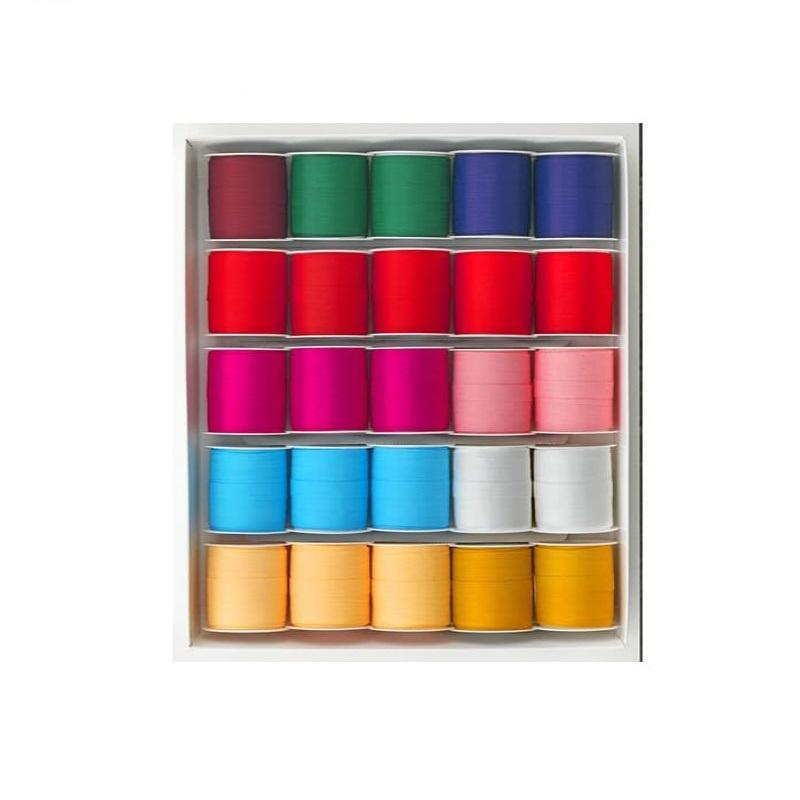 brizzolari brizzolari 25 pz. rocchetto 8223-00 10mmx10mt colori assortiti pastello scuri - foto 1