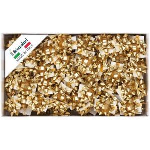100 pz. coccarde stelle mini 6,5 mm 2970 colore oro metallico