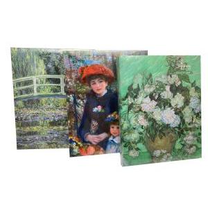 Album foto 30 fg. 24x31cm dipinti in cartoncino in tre fantasie 80844