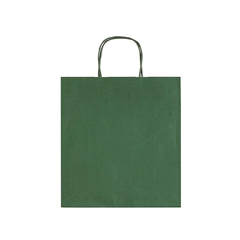 rex rex buste regalo conf. da 25 pz con manico ritorto 27x22x10 cm verde - foto 1