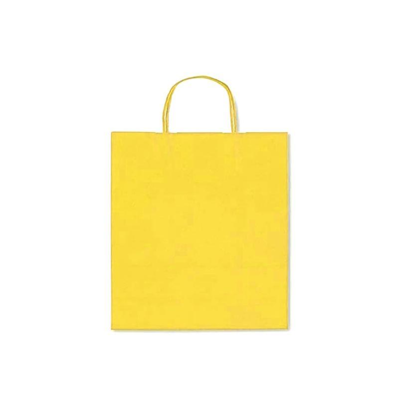 rex rex buste regalo conf. da 25 pz con manico ritorto 36x26x12 cm giallo - foto 1