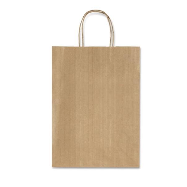 rex rex buste regalo conf. da 25 pz con manico ritorto 41x36x12 cm avana - foto 1
