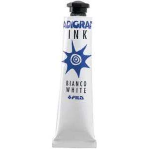 Adigraf inchiostro 6 tubetti da 20ml colore bianco