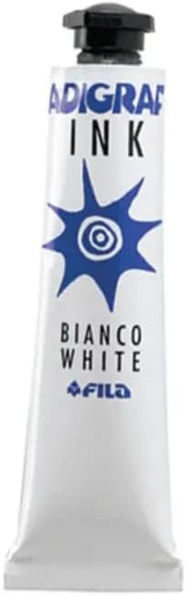 fila fila adigraf inchiostro 6 tubetti da 20ml colore bianco - foto 1