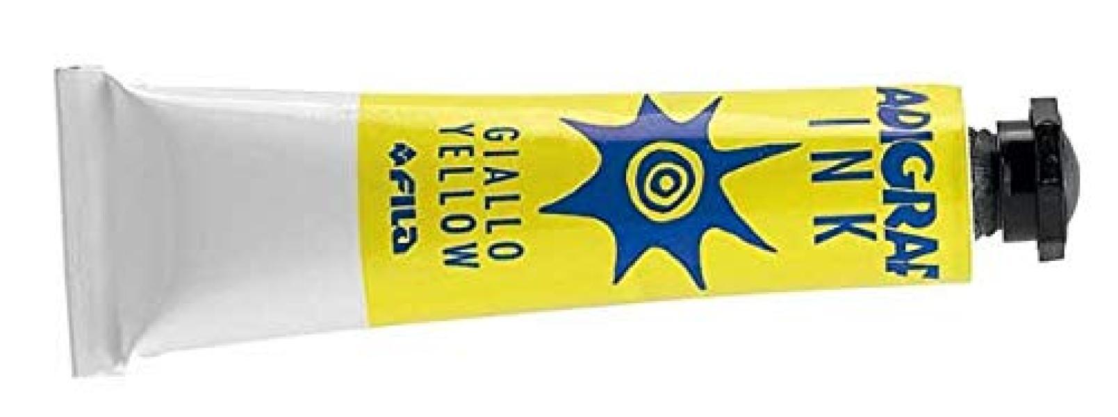 fila fila adigraf inchiostro 6 tubetti da 20ml colore giallo - foto 1