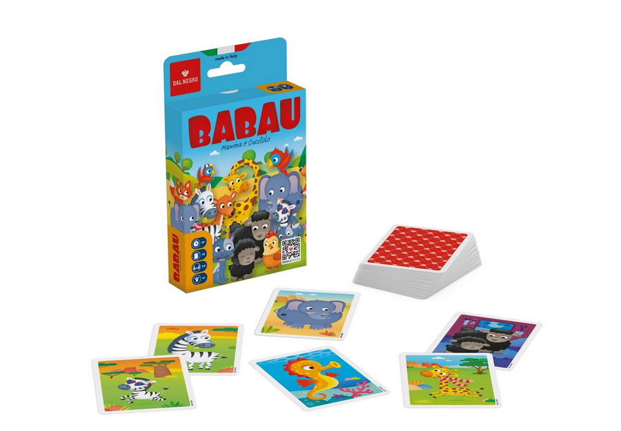 dal negro dal negro carte da gioco babau mamma e cucciolo - foto 1