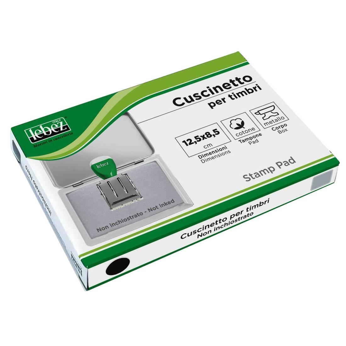 lebez lebez cuscinetto non inchiostrato neutro per timbri 12,5x8,5cm 1481-ni - foto 1