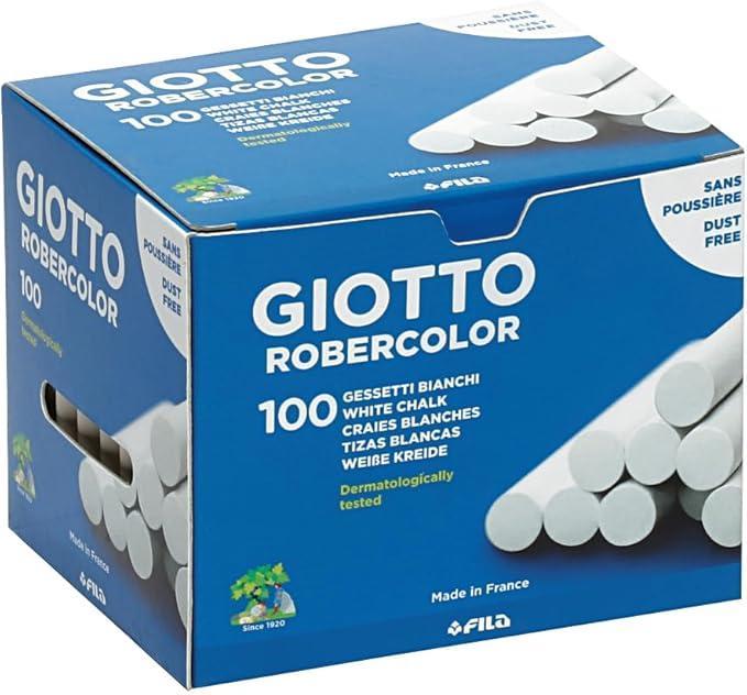 giotto giotto 100 pz gessi bianchi gessetti per lavagna - foto 1