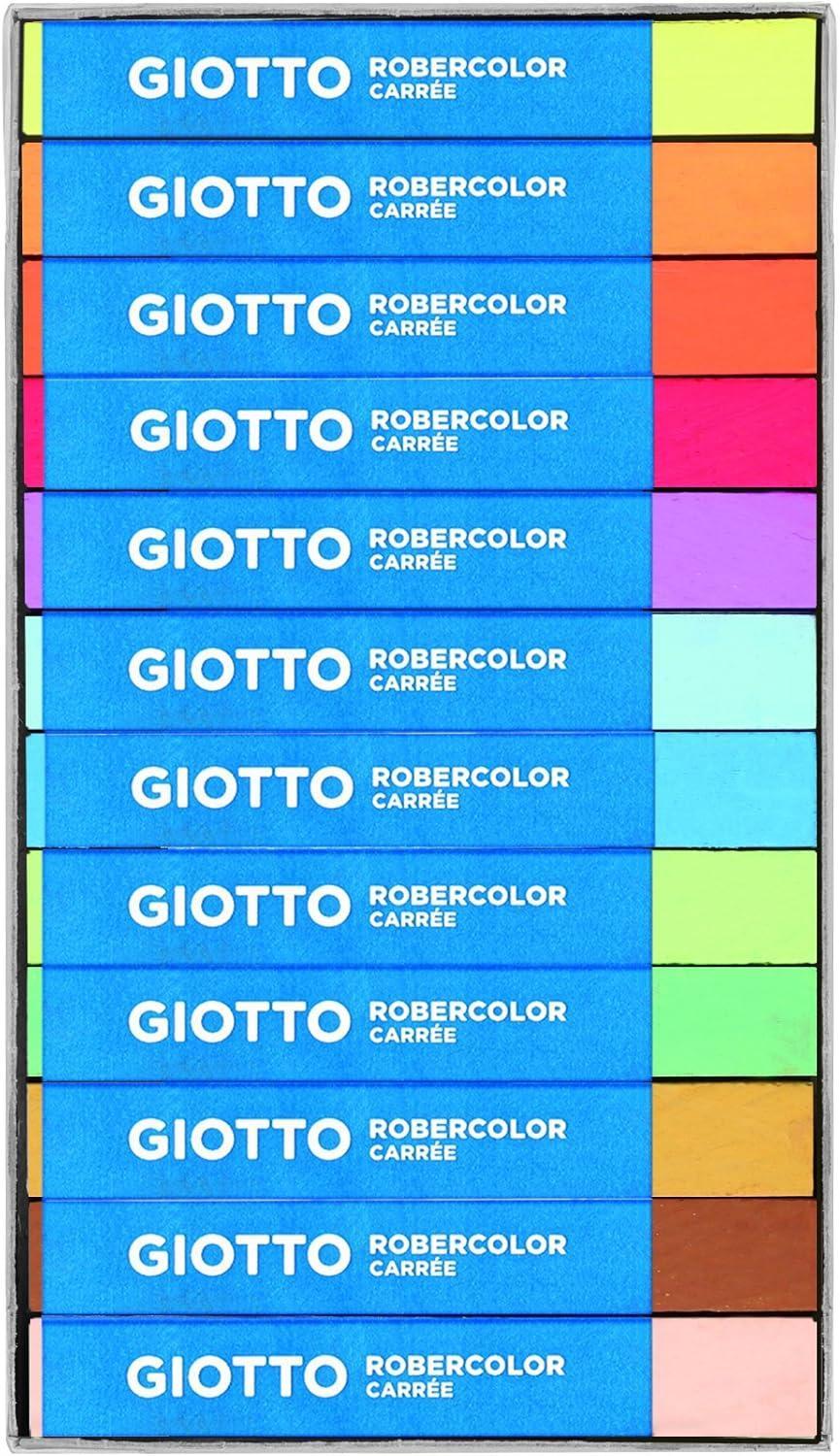giotto giotto robercolor carreè 12 pz gessi policromi colorati per disegno - foto 2