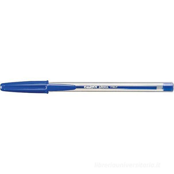 carioca carioca confezione 50pz penne a sfera blu tratto 1.0 mm - foto 2