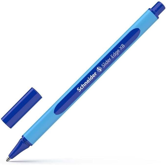 schneider schneider conf. 10 penne a sfera slider edge xb blu tratto 1,4 mm - foto 3