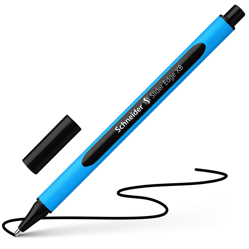 schneider schneider conf. 10 penne a sfera slider edge xb nero tratto 1,4 mm - foto 1