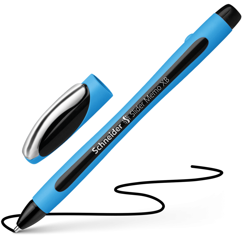 schneider schneider conf. 10 penne a sfera slider memo xb nero tratto 1,4 mm - foto 1