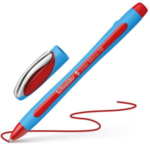 Conf. 10 penne a sfera slider memo xb rosso tratto 1,4 mm