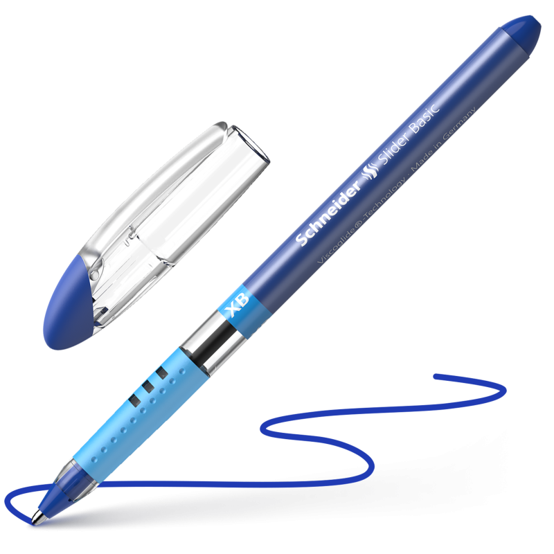schneider schneider conf. 10 penne a sfera slider basic xb blu tratto 1,4 mm - foto 1 schneider schneider conf. 10 penne a sfera slider basic xb blu tratto 1,4 mm - foto 1