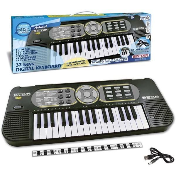 bontempi bontempi tastiera 32 tasti 3220 15 43x16x5cm - foto 2