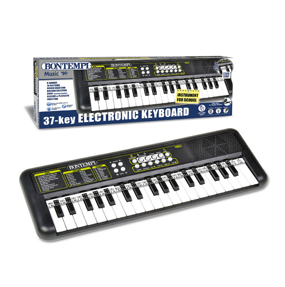 bontempi bontempi tastiera digitale 37 tasti 3700 15 41x15,5x4 cm - foto 3