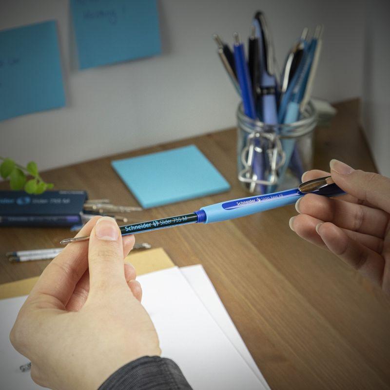 schneider schneider 5 pz penna a sfera slider rave xb blu tratto 1,4 mm - foto 6