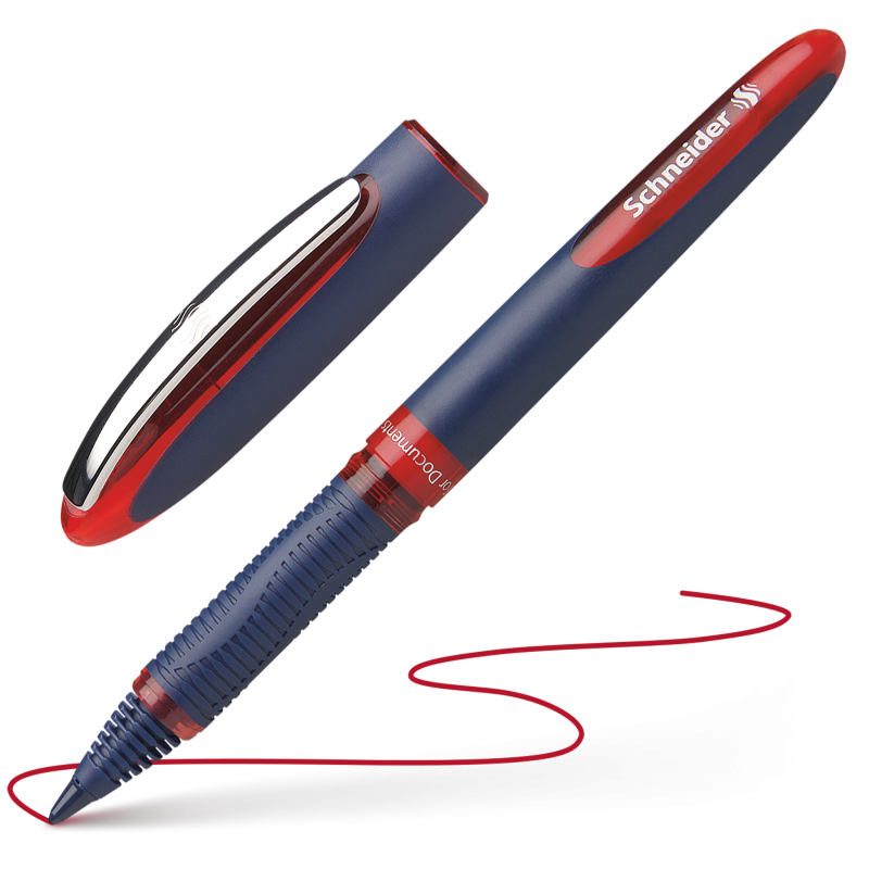 schneider schneider roller one business 10 pz penna colore rosso tratto 0,6 mm - foto 1
