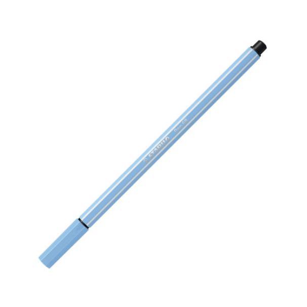 stabilo stabilo pen 68 10 pz pennarello premium n.11 blu ghiaccio tratto 1,0 mm - foto 1