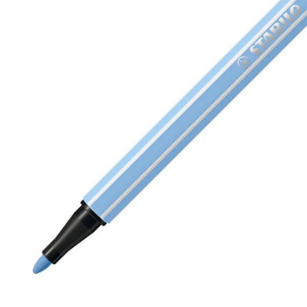 stabilo stabilo pen 68 10 pz pennarello premium n.11 blu ghiaccio tratto 1,0 mm - foto 2