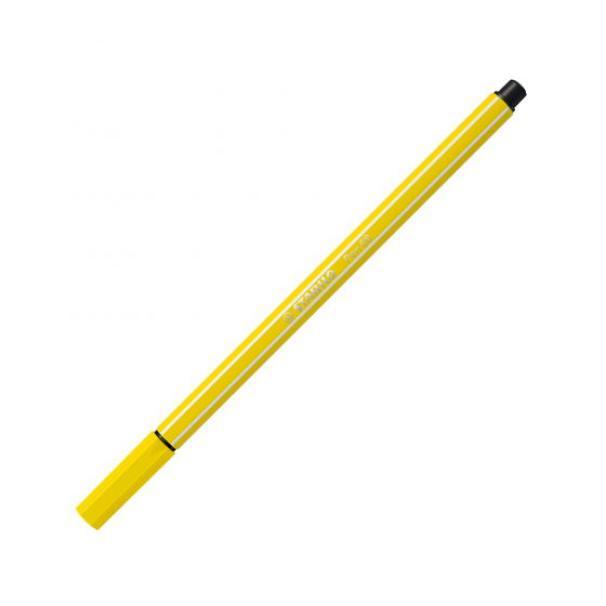 stabilo stabilo pen 68 10 pz pennarello premium n.24 giallo limone tratto 1,0 mm - foto 1