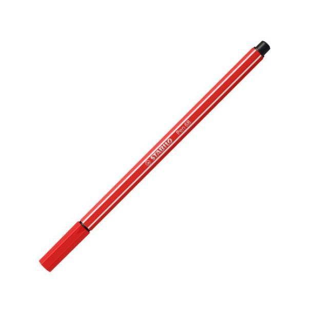 stabilo stabilo pen 68 10 pz pennarello premium n.48 carminio tratto 1,0 mm - foto 1