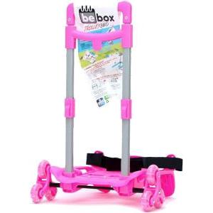 Carrello portazaino trolley 3 ruote colore rosa